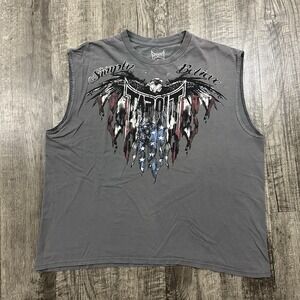 Y2K Tapout Grunge Mall Goth MMA Muscle Shirt Tank Top XL
